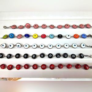 925 Sterling Silver Evil Eye Bracelets